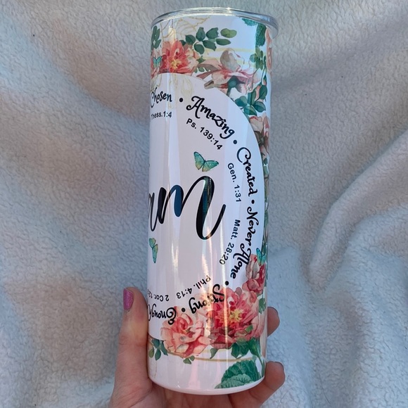 I Am 20oz. Tumbler NWT Handmade - Picture 3 of 9